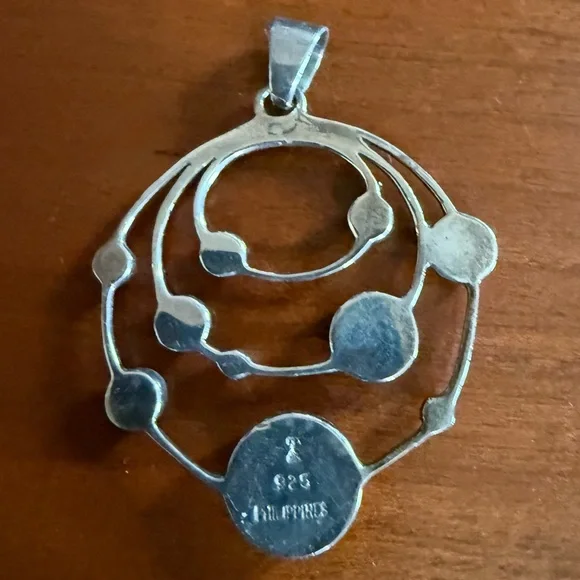 Colorful Planetary Pendant Sterling Silver - Picture 6 of 8